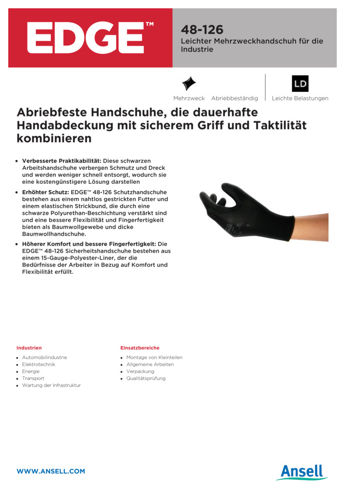Datenblatt Zertifikat