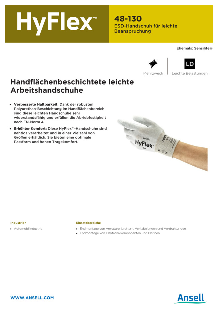 Datenblatt Zertifikat