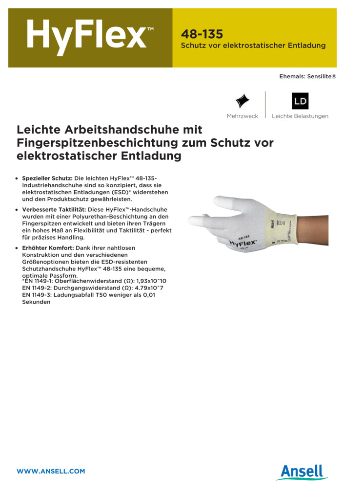 Datenblatt Zertifikat