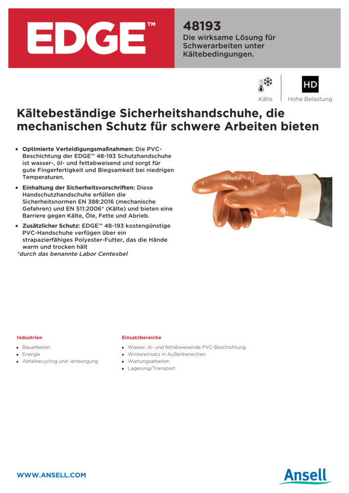 Datenblatt Zertifikat