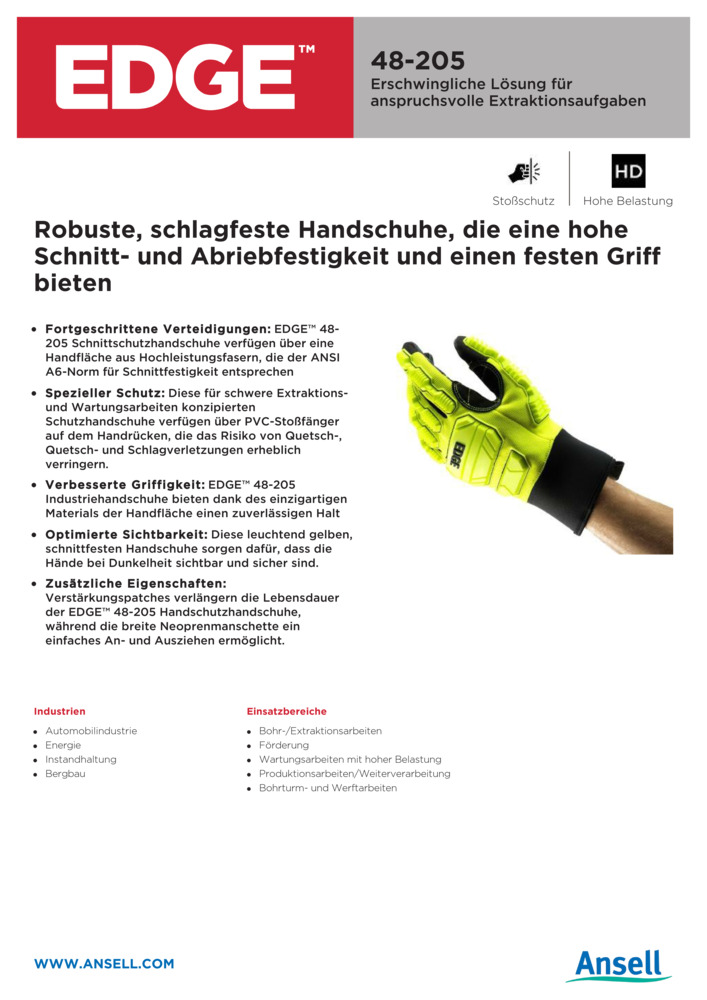 Datenblatt Zertifikat