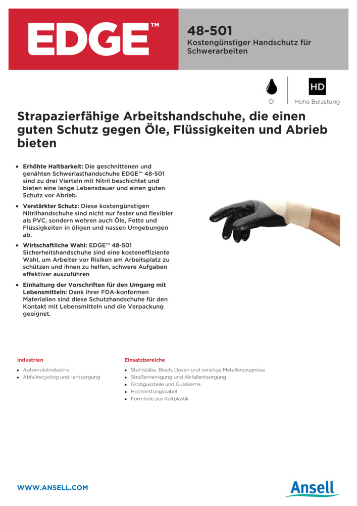Datenblatt Zertifikat