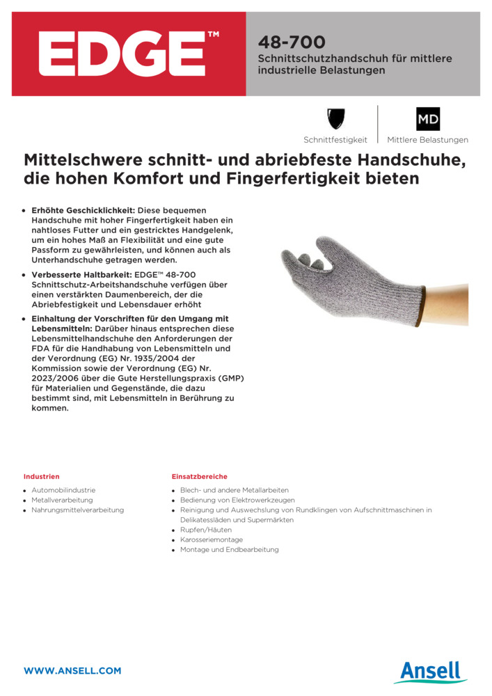 Datenblatt Zertifikat