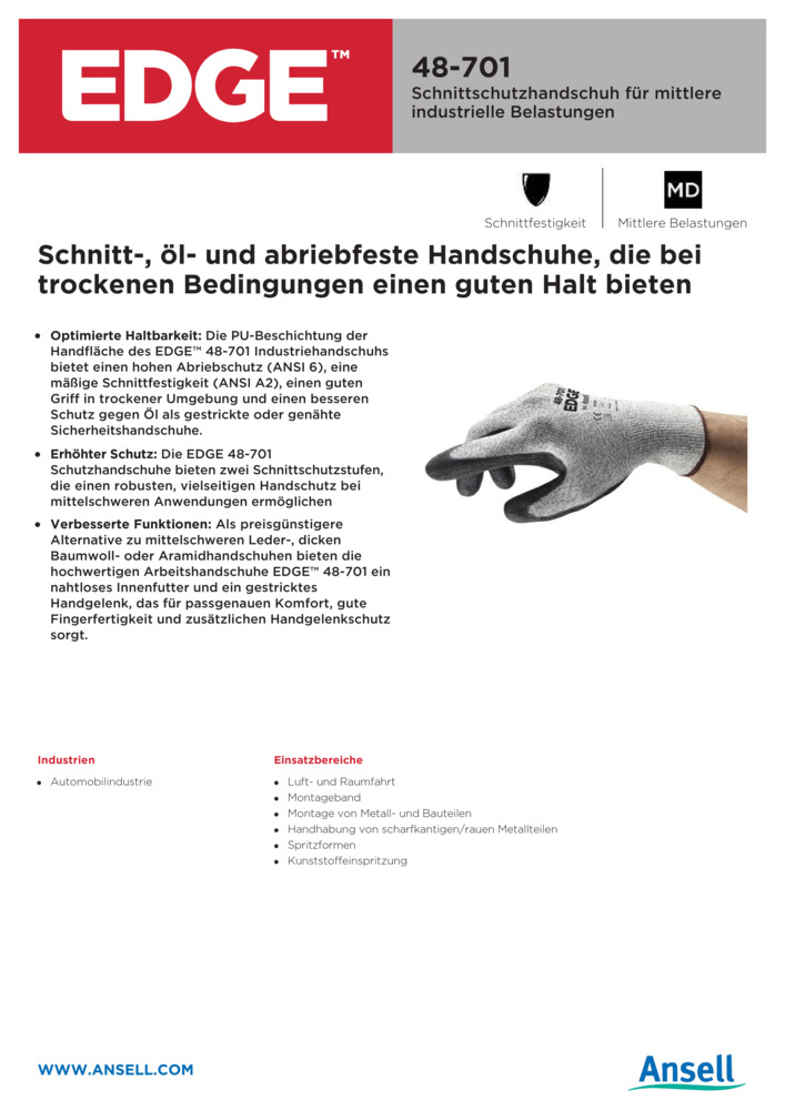 Datenblatt Zertifikat