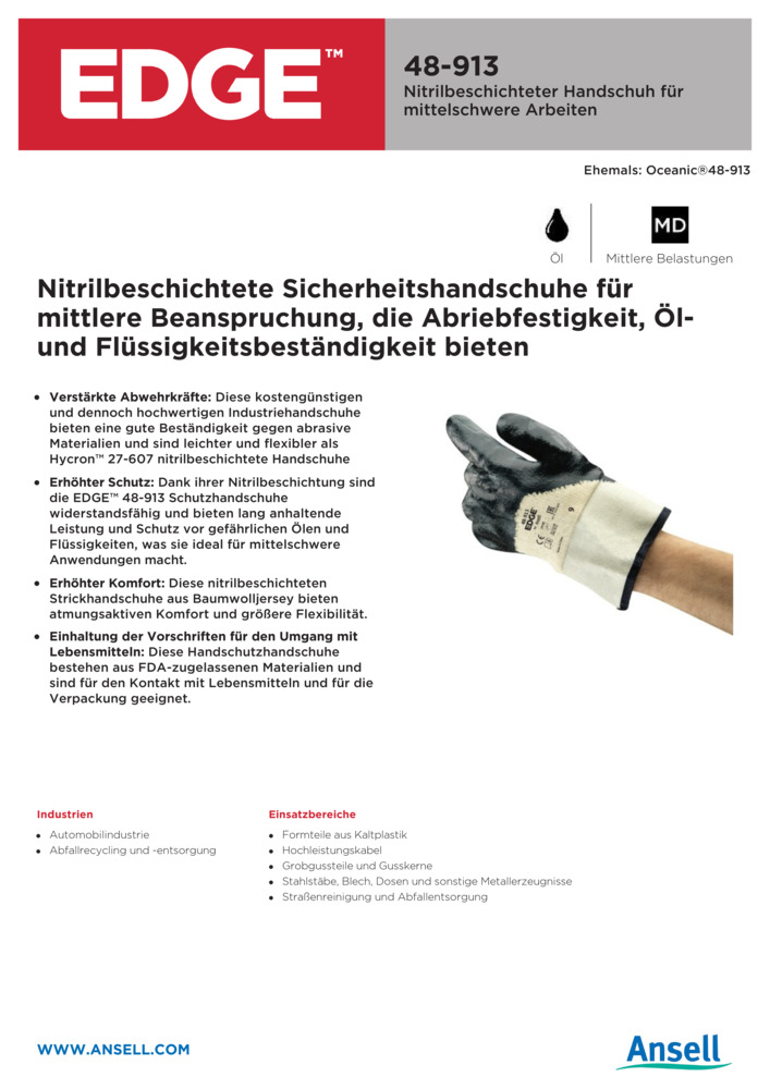 Datenblatt Zertifikat