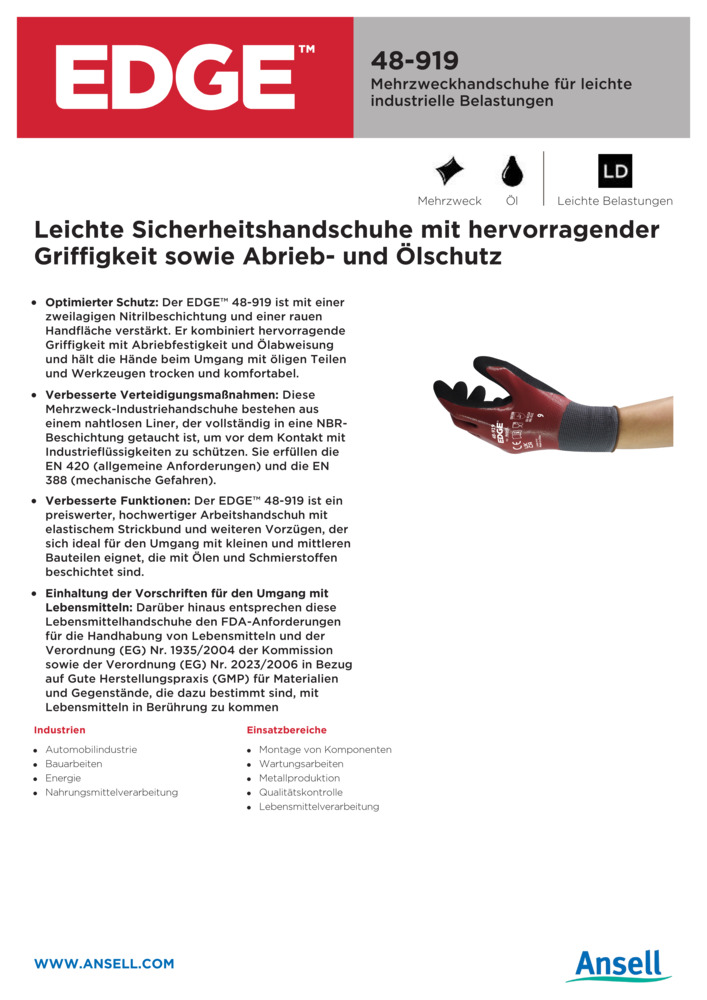 Datenblatt Zertifikat