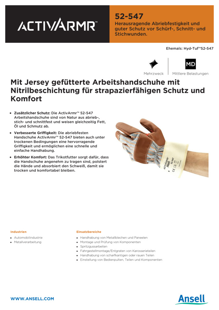 Datenblatt Zertifikat
