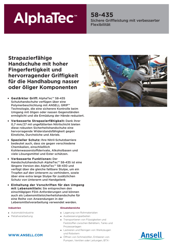 Datenblatt Zertifikat