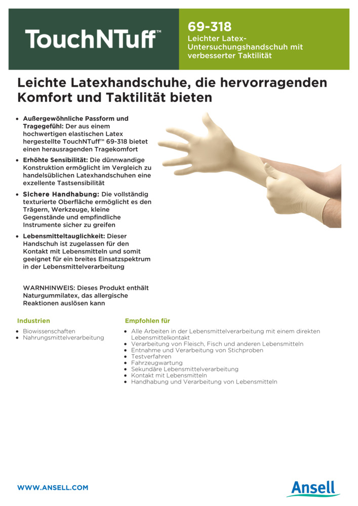 Datenblatt Zertifikat