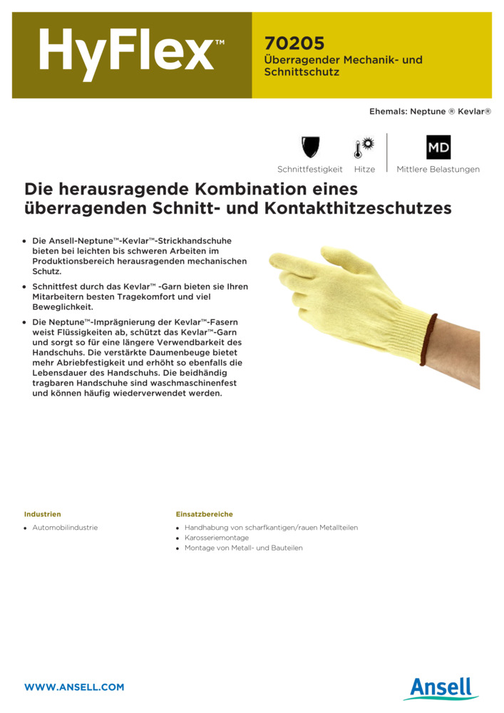 Datenblatt Zertifikat