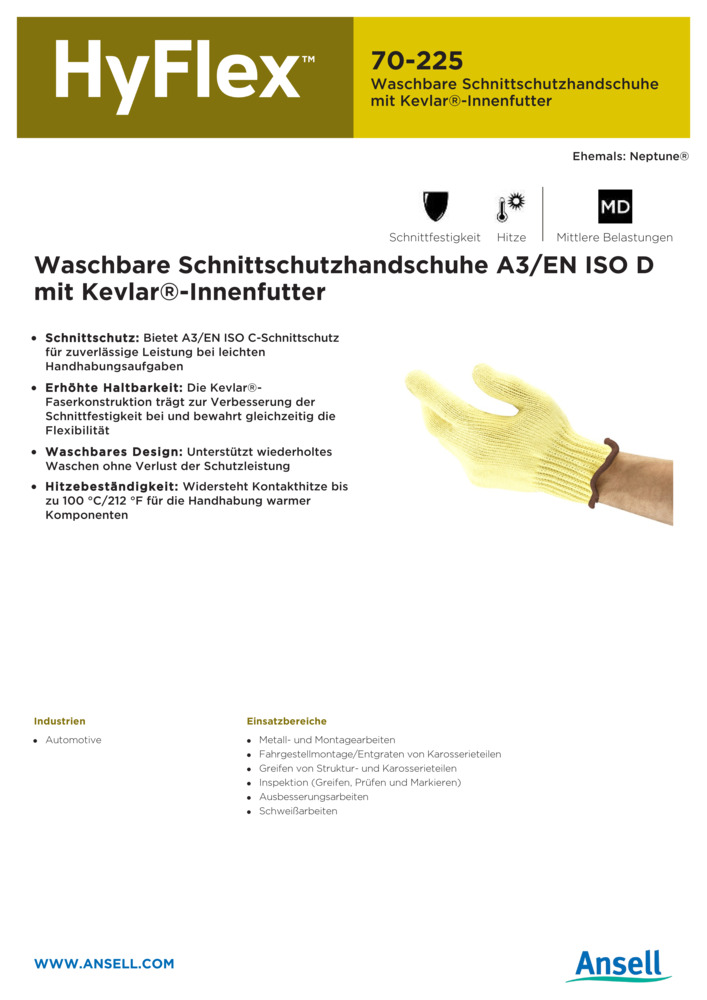 Datenblatt Zertifikat