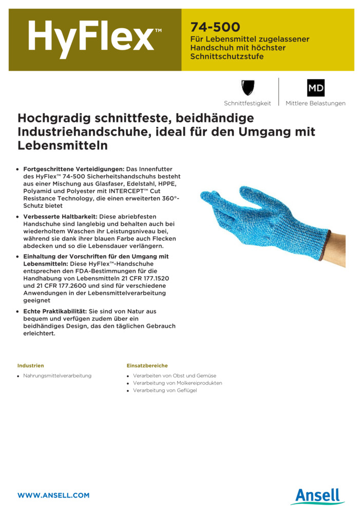 Datenblatt Zertifikat