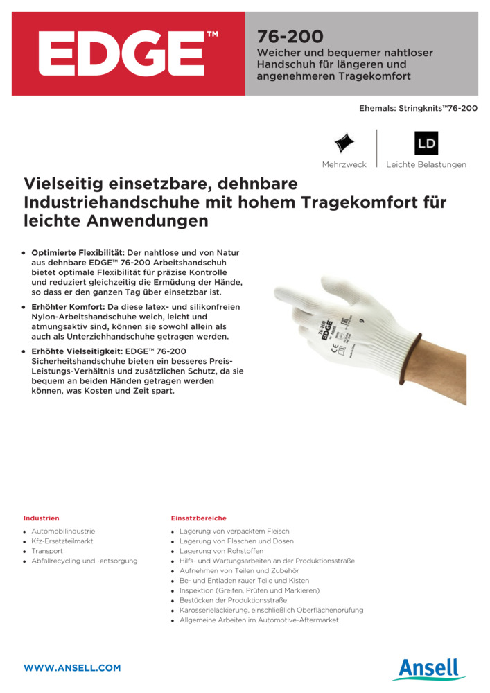 Datenblatt Zertifikat