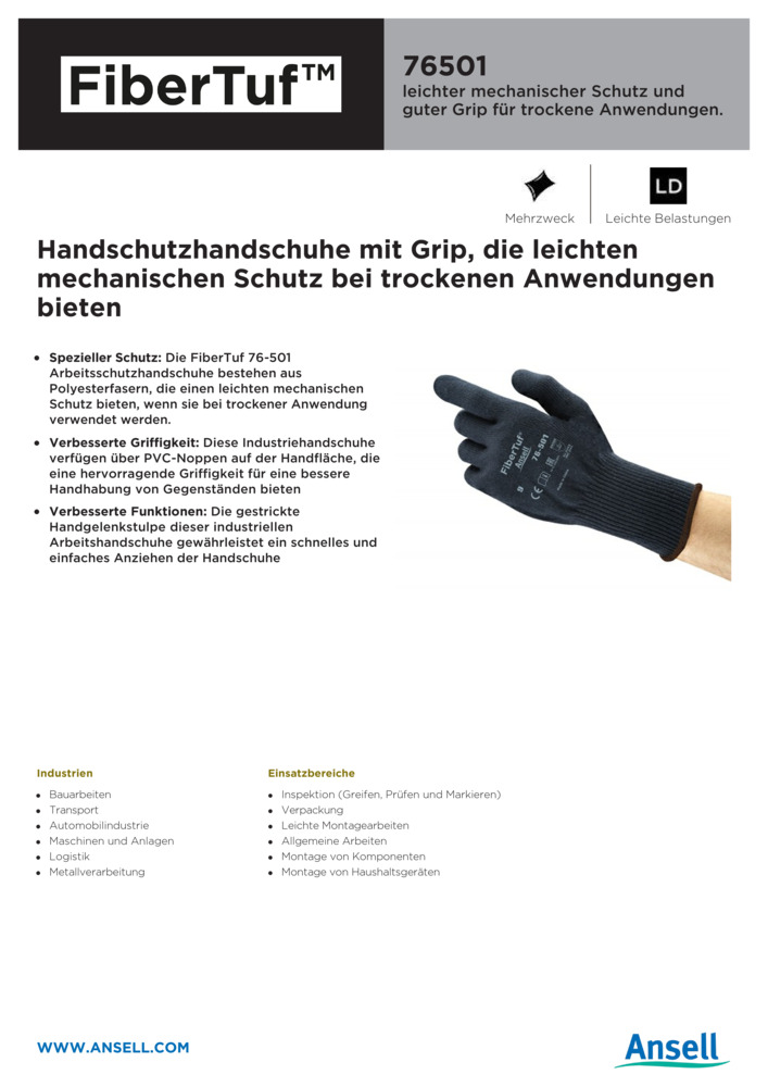 Datenblatt Zertifikat