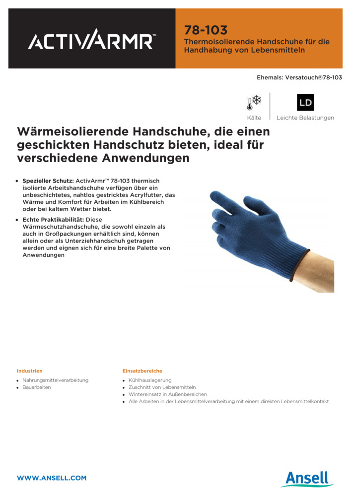 Datenblatt Zertifikat