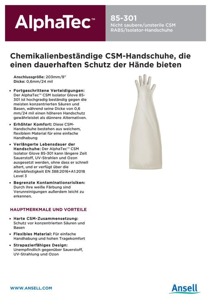 Datenblatt Zertifikat