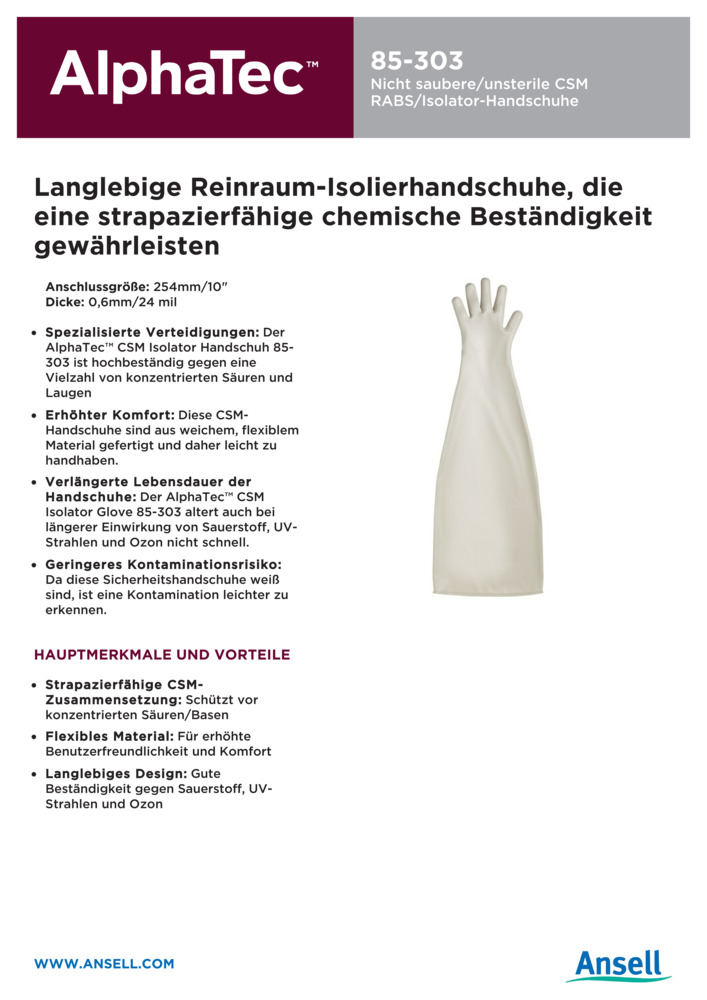 Datenblatt Zertifikat