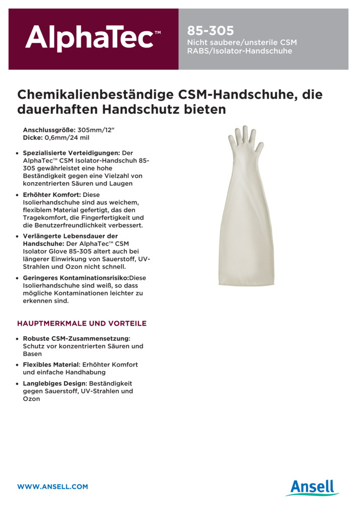 Datenblatt Zertifikat