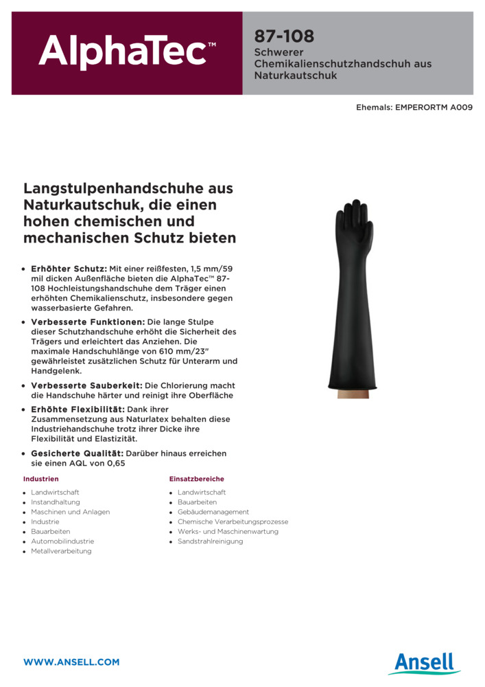 Datenblatt Zertifikat