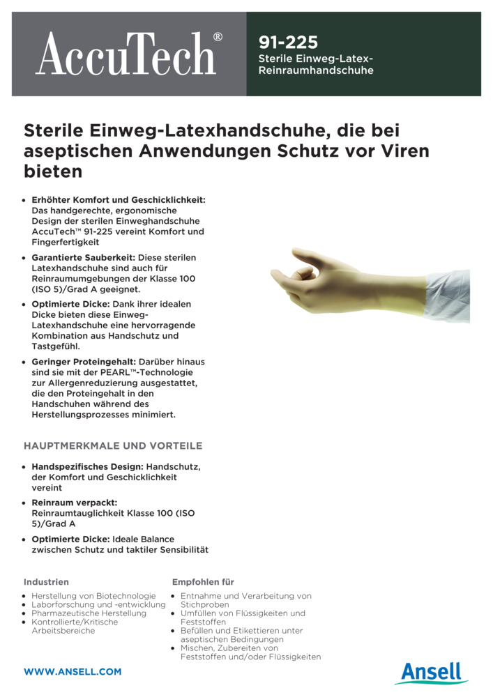 Datenblatt Zertifikat