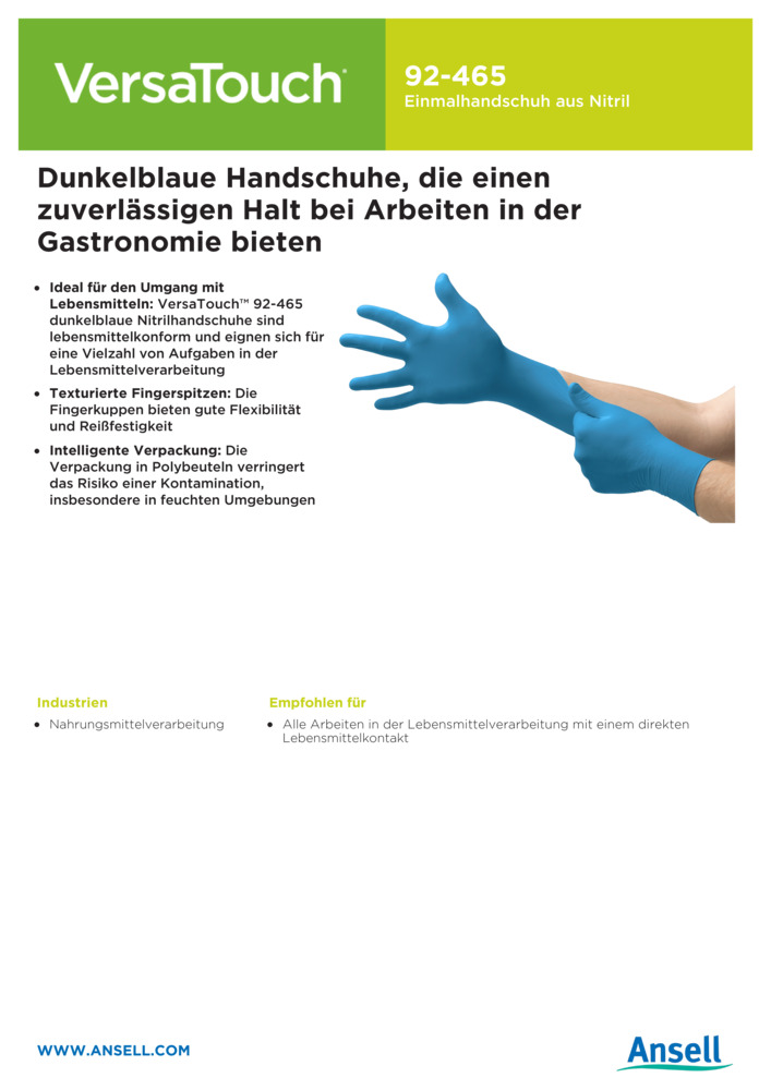 Datenblatt Zertifikat