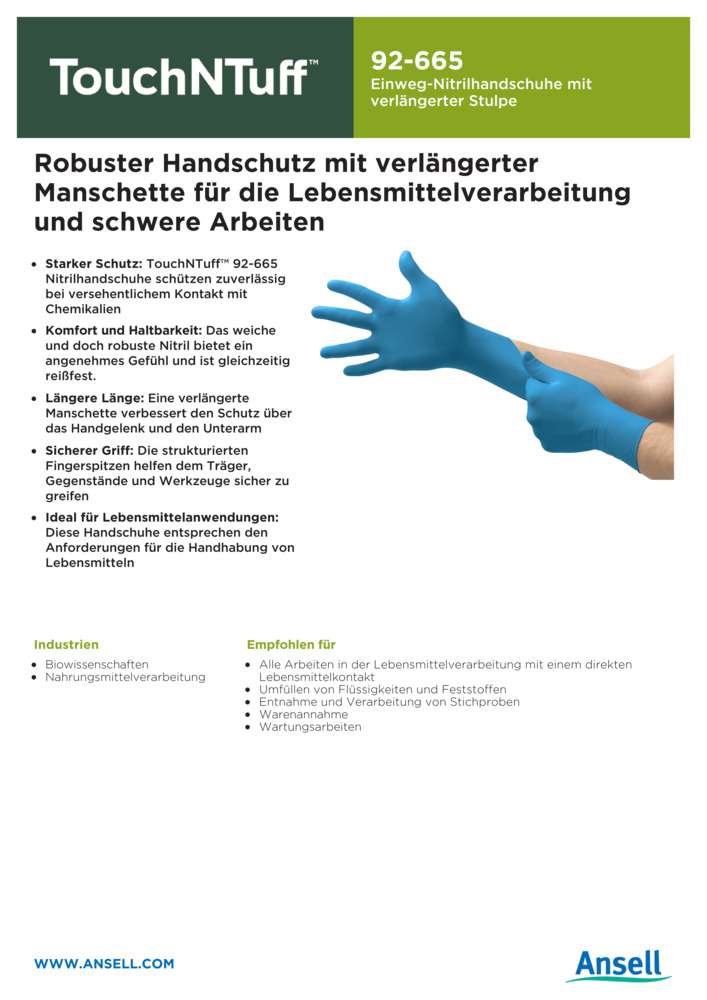 Datenblatt Zertifikat