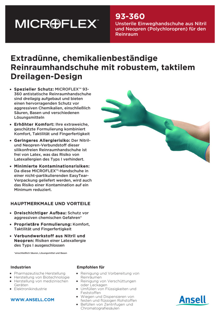 Datenblatt Zertifikat