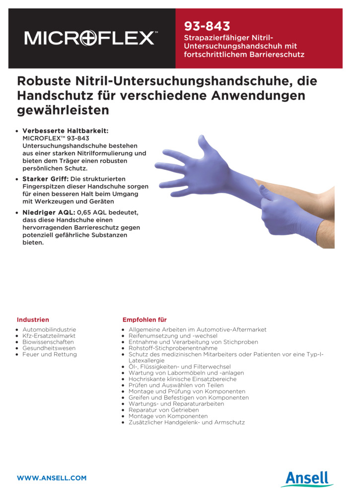 Datenblatt Zertifikat