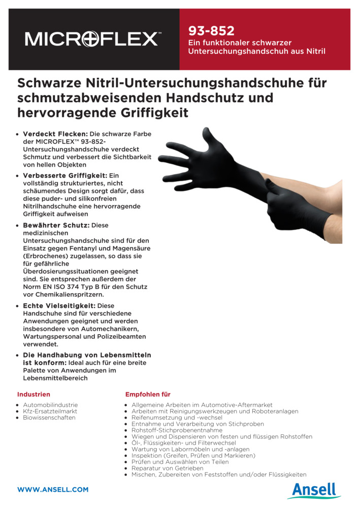 Datenblatt Zertifikat