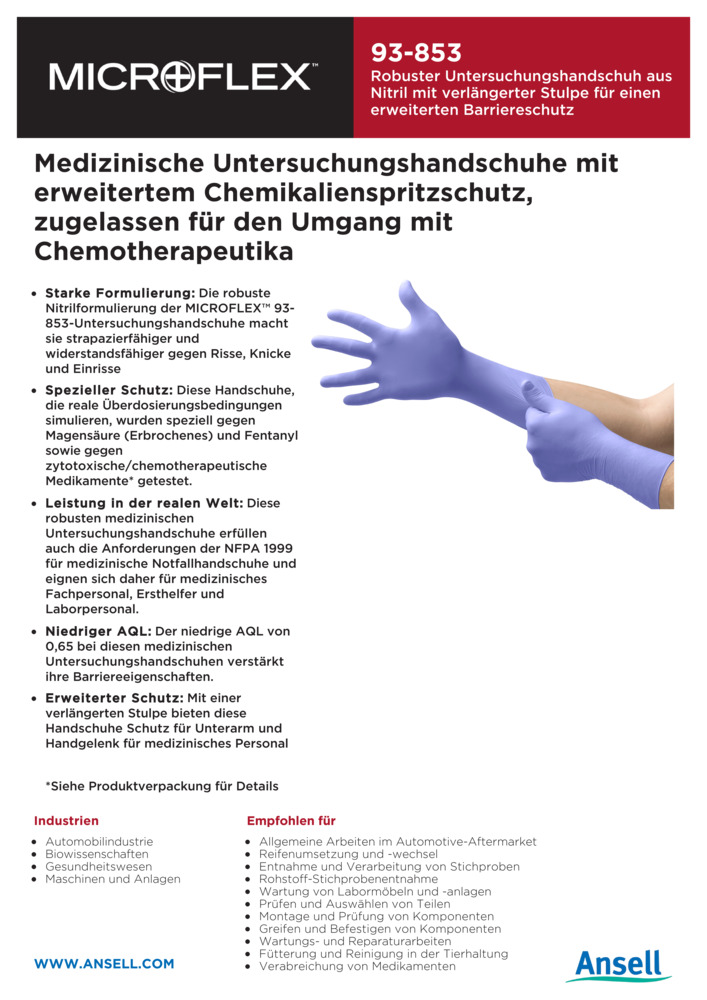 Datenblatt Zertifikat