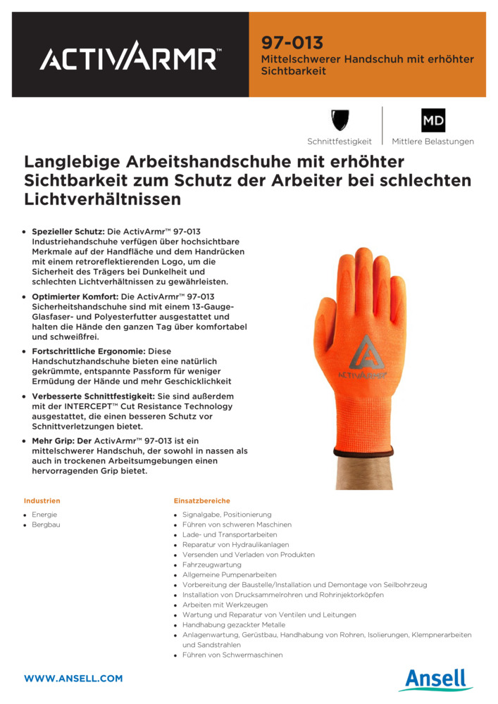 Datenblatt Zertifikat