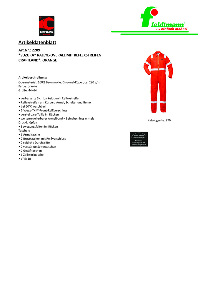 Datenblatt Zertifikat