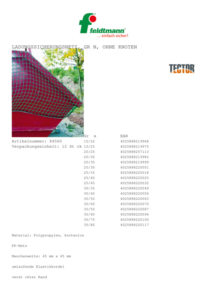 Datenblatt Zertifikat