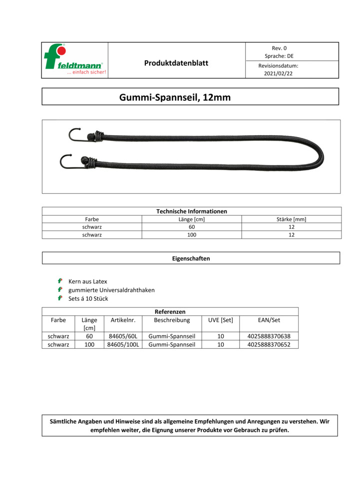 Datenblatt Zertifikat