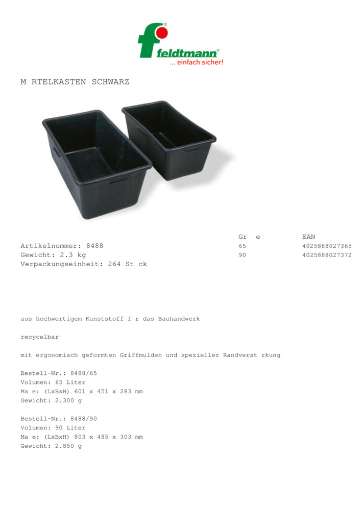 Datenblatt Zertifikat