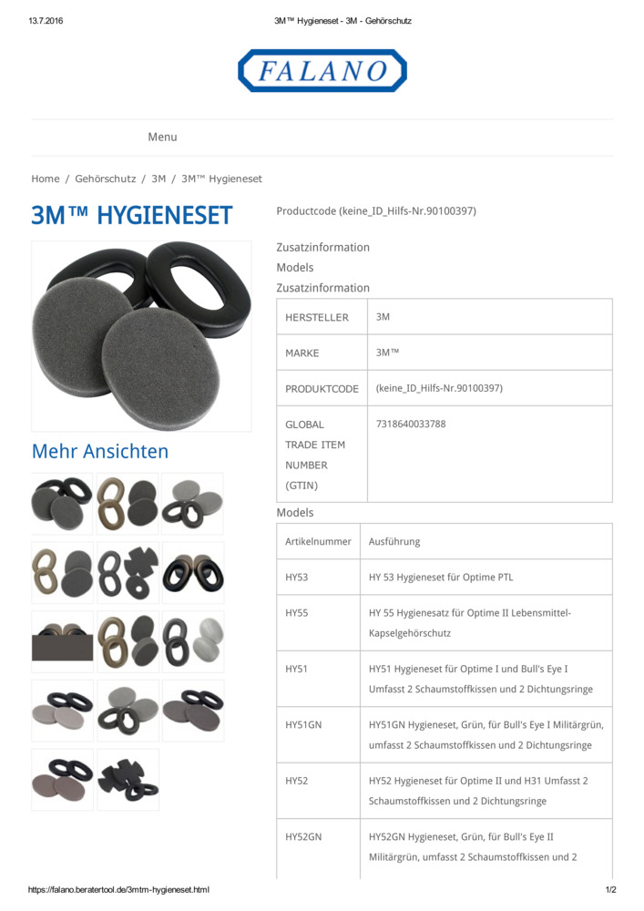 Datenblatt Zertifikat