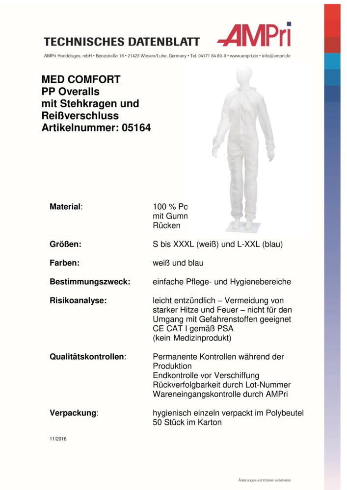 Datenblatt Zertifikat