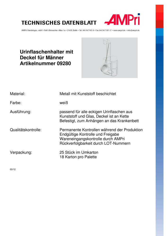 Datenblatt Zertifikat