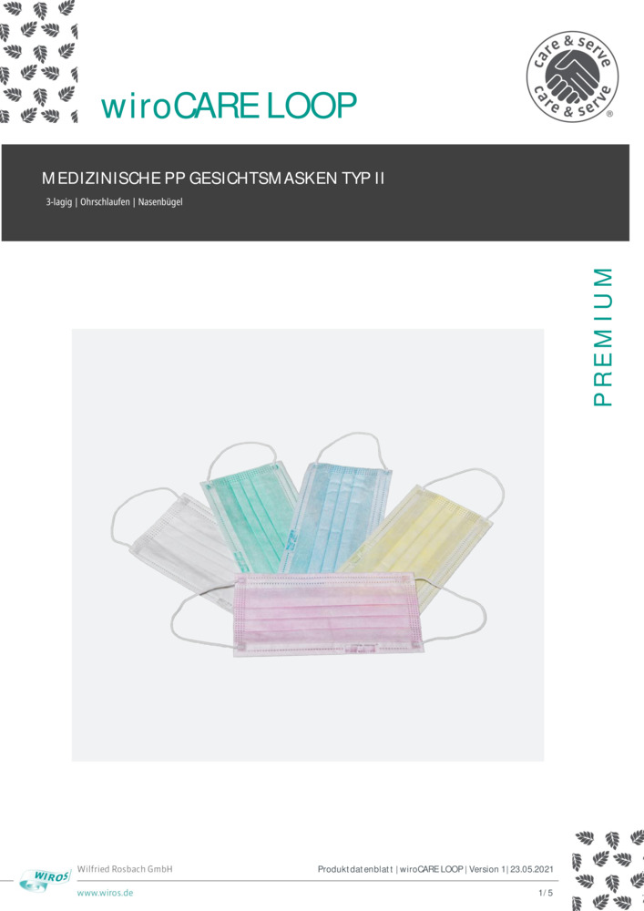 Datenblatt Zertifikat