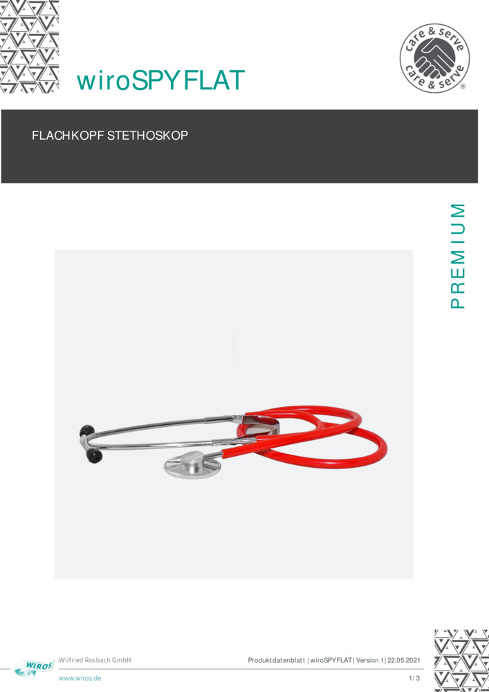 Datenblatt Zertifikat