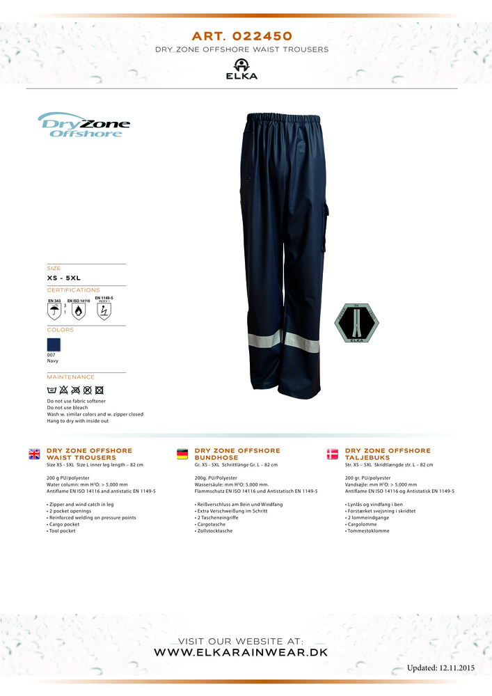 Datenblatt Zertifikat