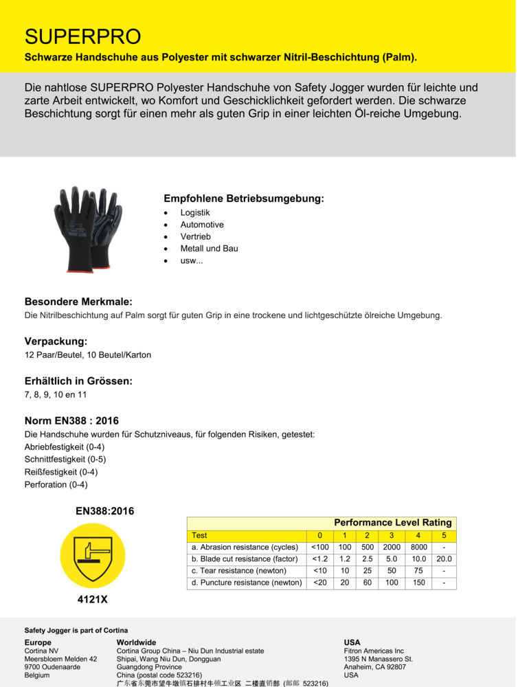 Datenblatt Zertifikat