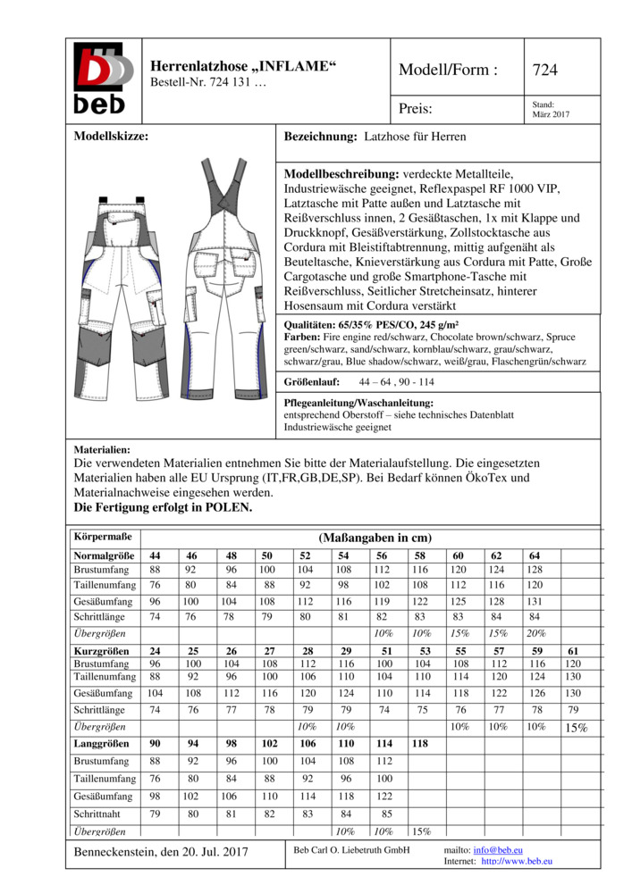 Datenblatt Zertifikat