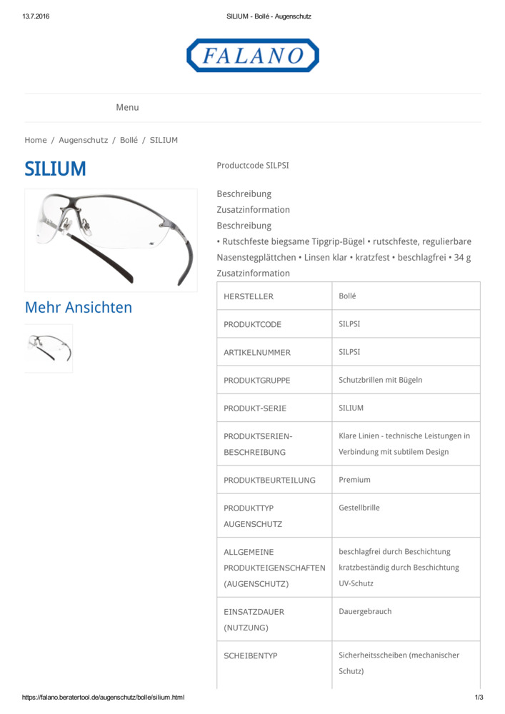 Datenblatt Zertifikat