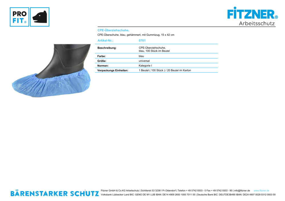 Datenblatt Zertifikat
