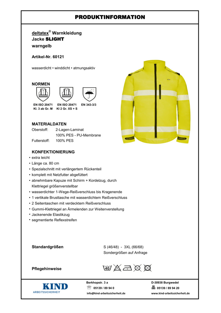 Datenblatt Zertifikat