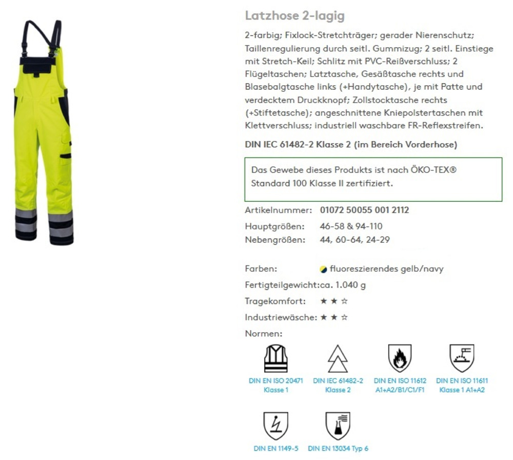 Datenblatt Zertifikat