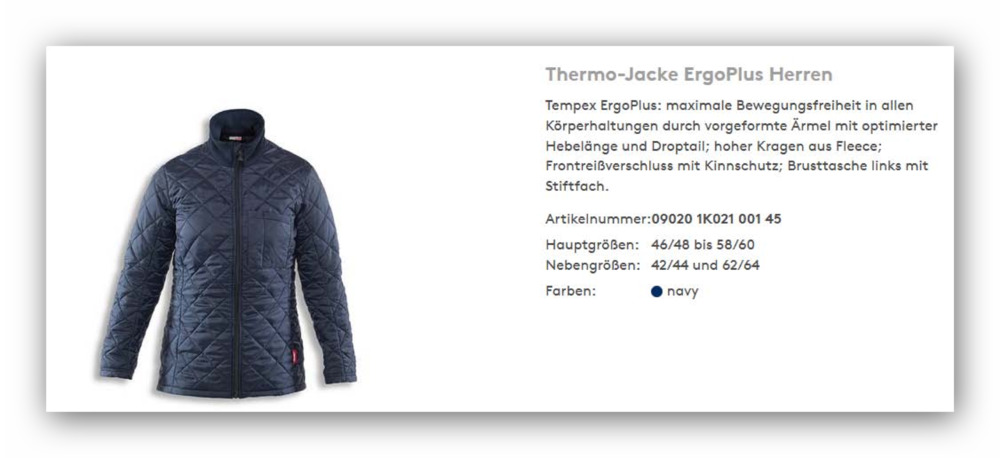 Datenblatt Zertifikat