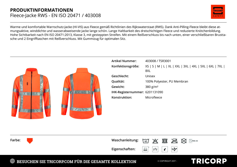 Datenblatt Zertifikat