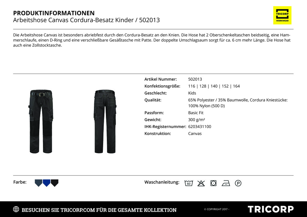 Datenblatt Zertifikat